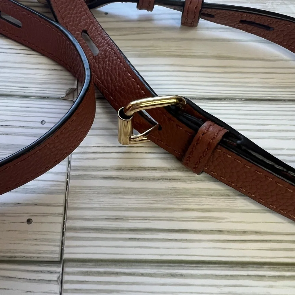 Rebecca‎ Minkoff Brown Leather Moto Hobo Tassel Fringe Shoulder Bag